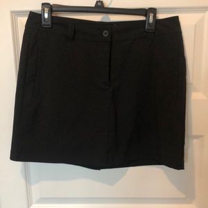Black skort